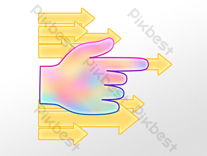 Dấu chỉ đường ngón tay mũi tên sang phải Dấu chỉ đường ngón tay mũi tên sang phải